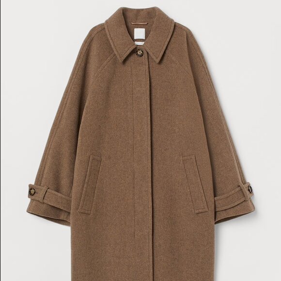 H&M Wool-blend Car Coat - Picture 1 of 9